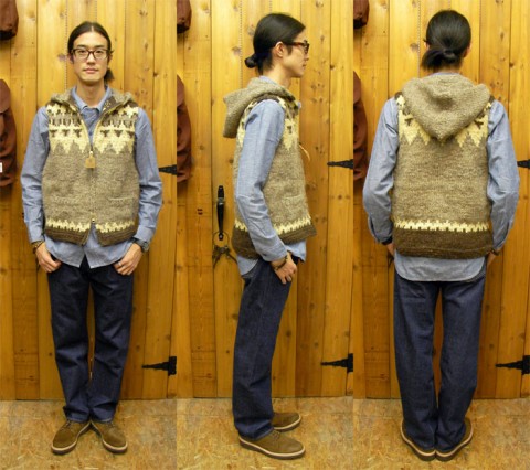 Canadian Sweater（カナディアンセーター） フード付きカウチンベスト – ZABOU BLOG