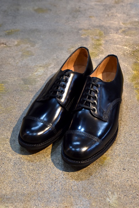新品✨️SANDERS サンダース ミリタリーコレクション ブルー 4.5 革靴