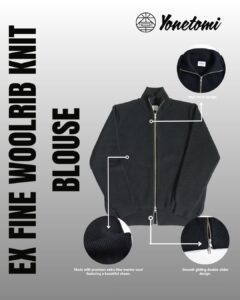 Yonetomi NEW BASIC （ヨネトミニューベージック） EX FINE WOOLRIB