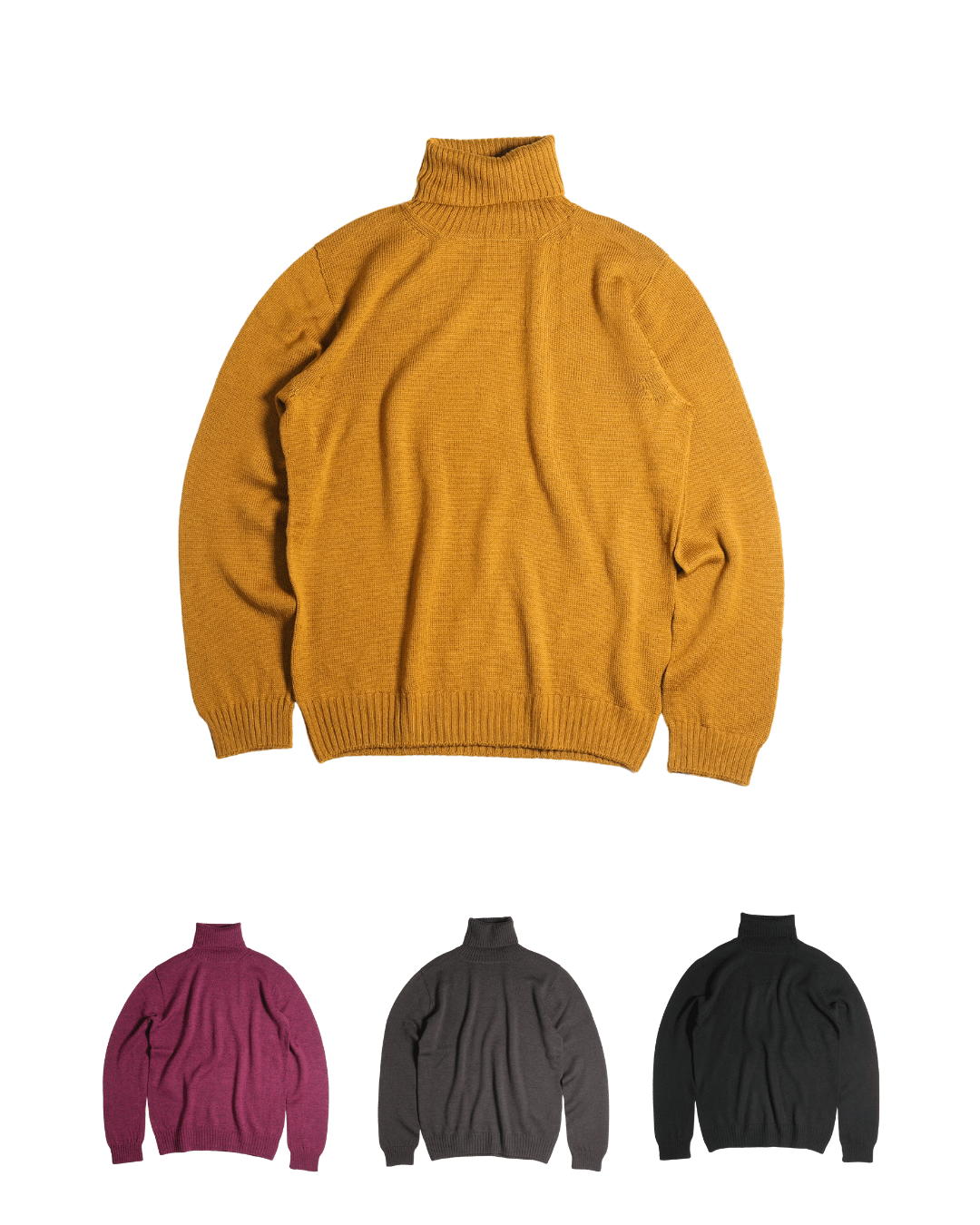 CASHWOOL タートルネックセーター（7G）