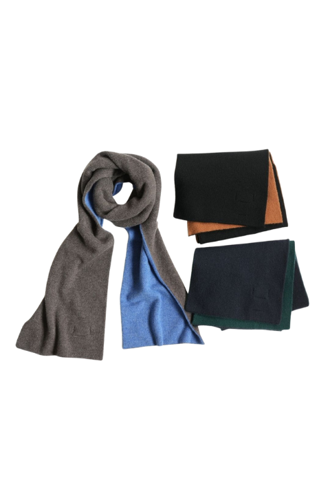 10G Cashmere Wフェイスマフラー