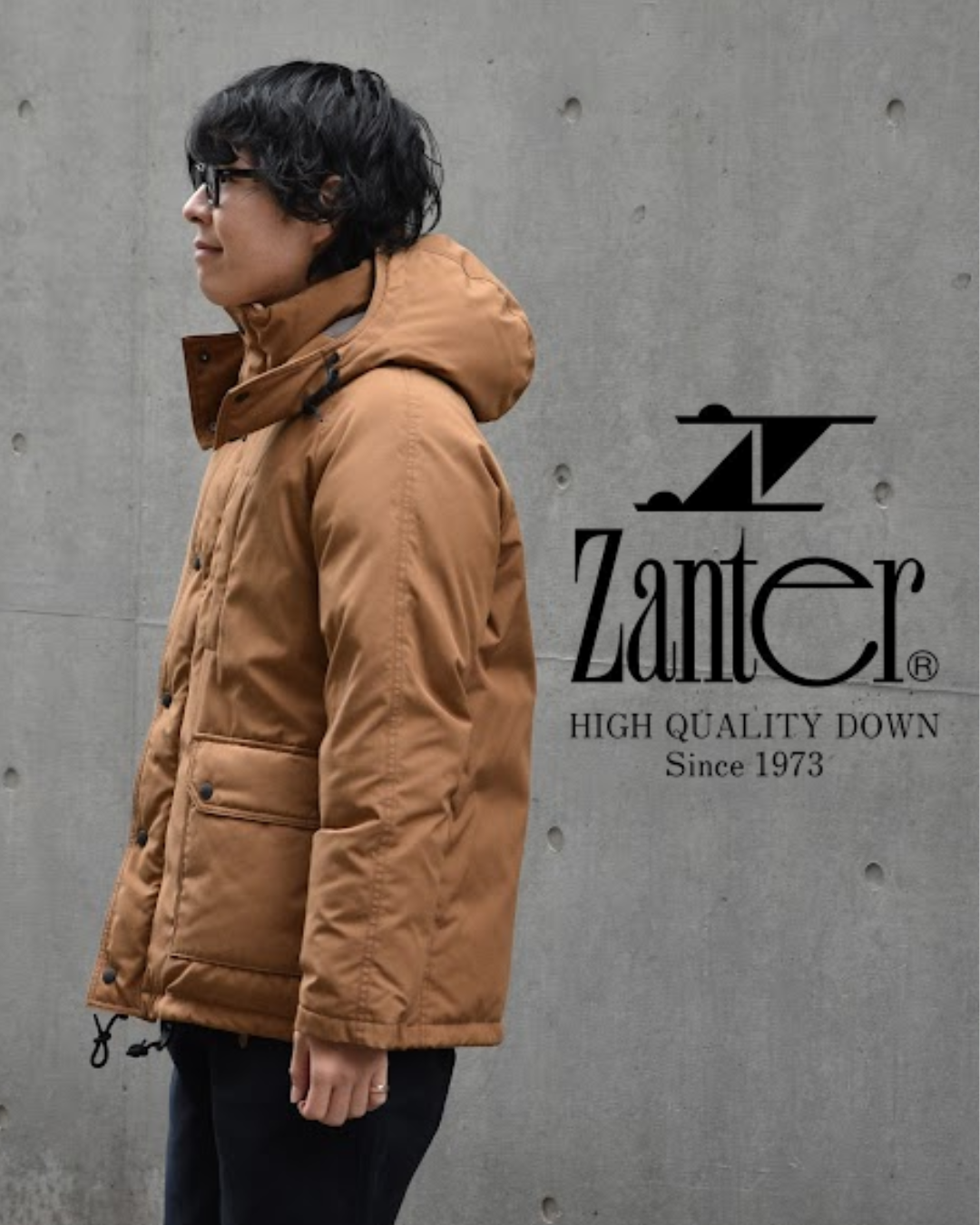 【新品未使用】ザロフトラボ　ダウンジャケット　ザンター別注　近年モデル　ベージュ 新品未使用】ザロフトラボ ダウンジャケット ザンター別注 近年モデル
