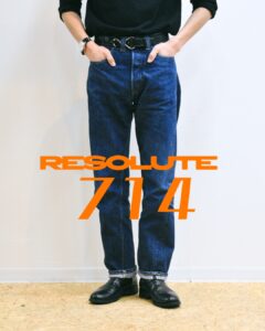 RESOLUTE（リゾルト） ワンウォッシュデニム 714 デニムパンツ W28