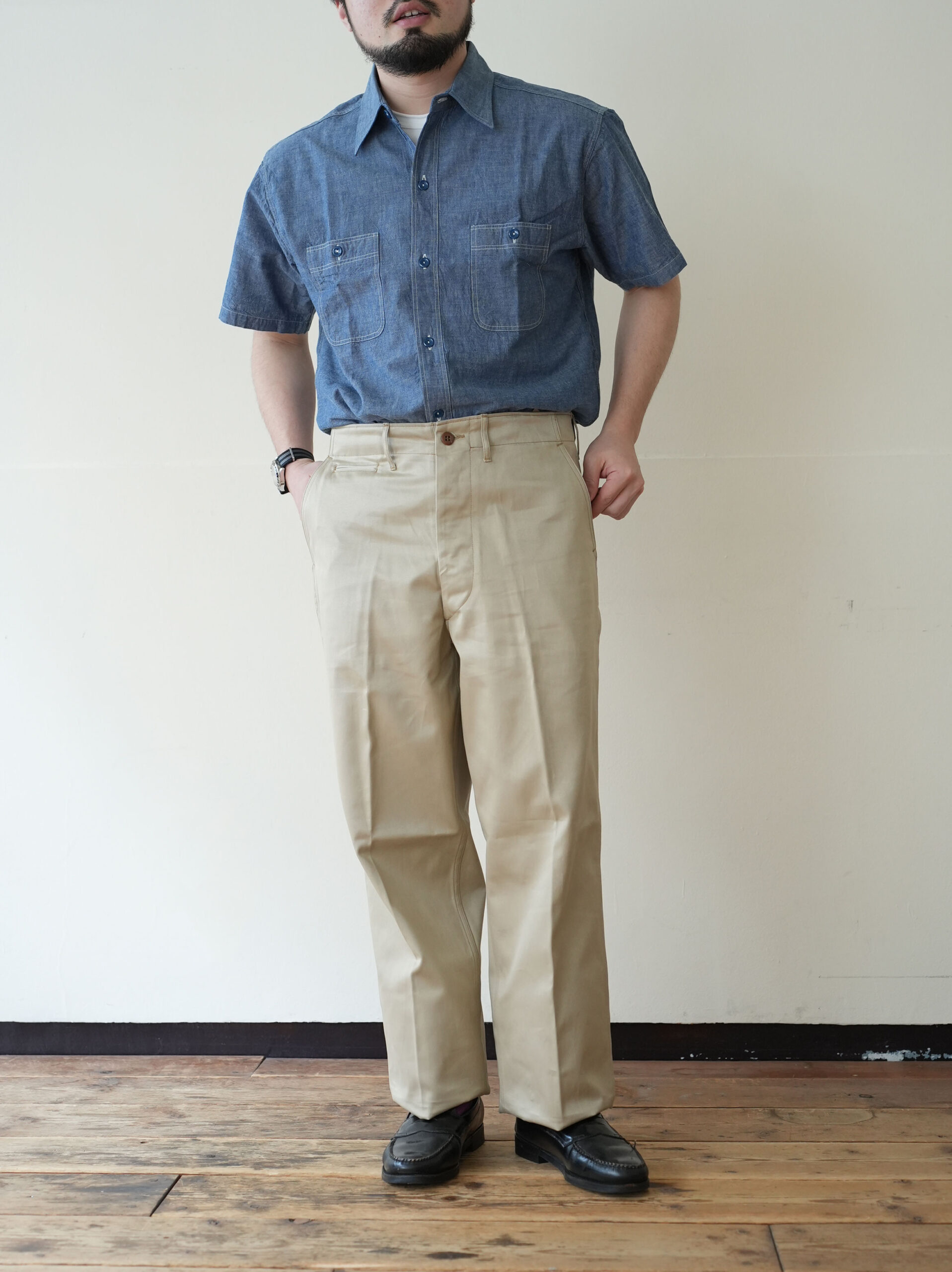 WORKERS チノパン ワークパンツ W34 WORKERS(ワーカーズ)のチノパンは本当におすすめ/Officer Trousers