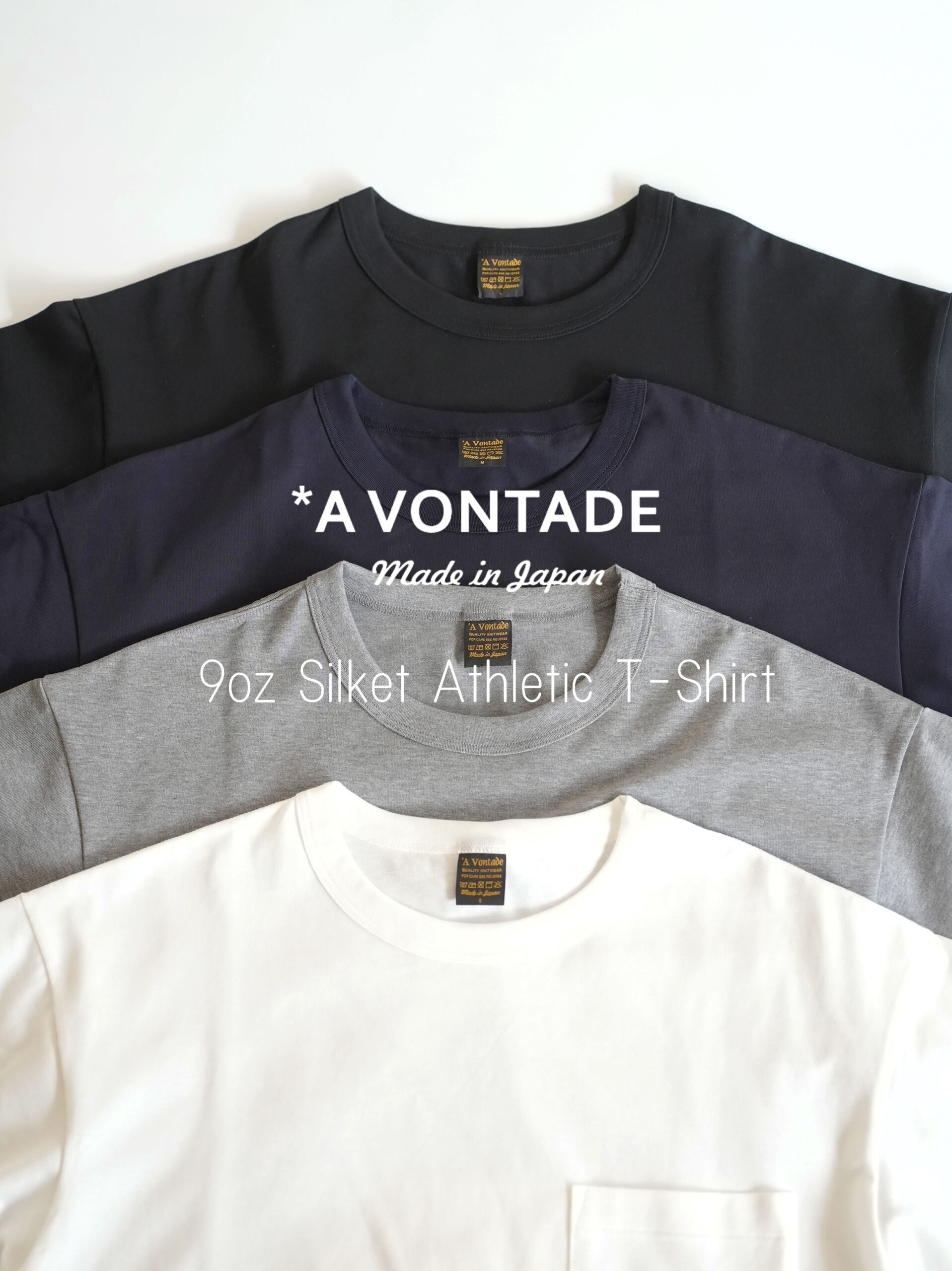 タフに、品よく。A VONTADE（アボンタージ） 9oz Silket Athletic T