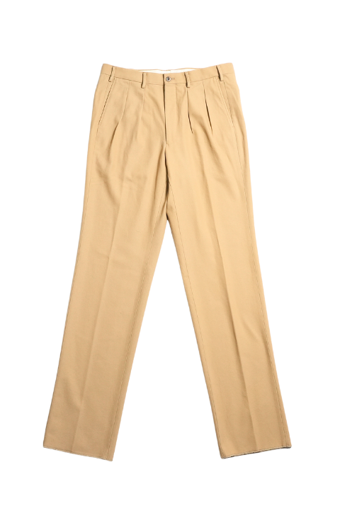 2 FORWARDED PLEATS High Twist Cotton