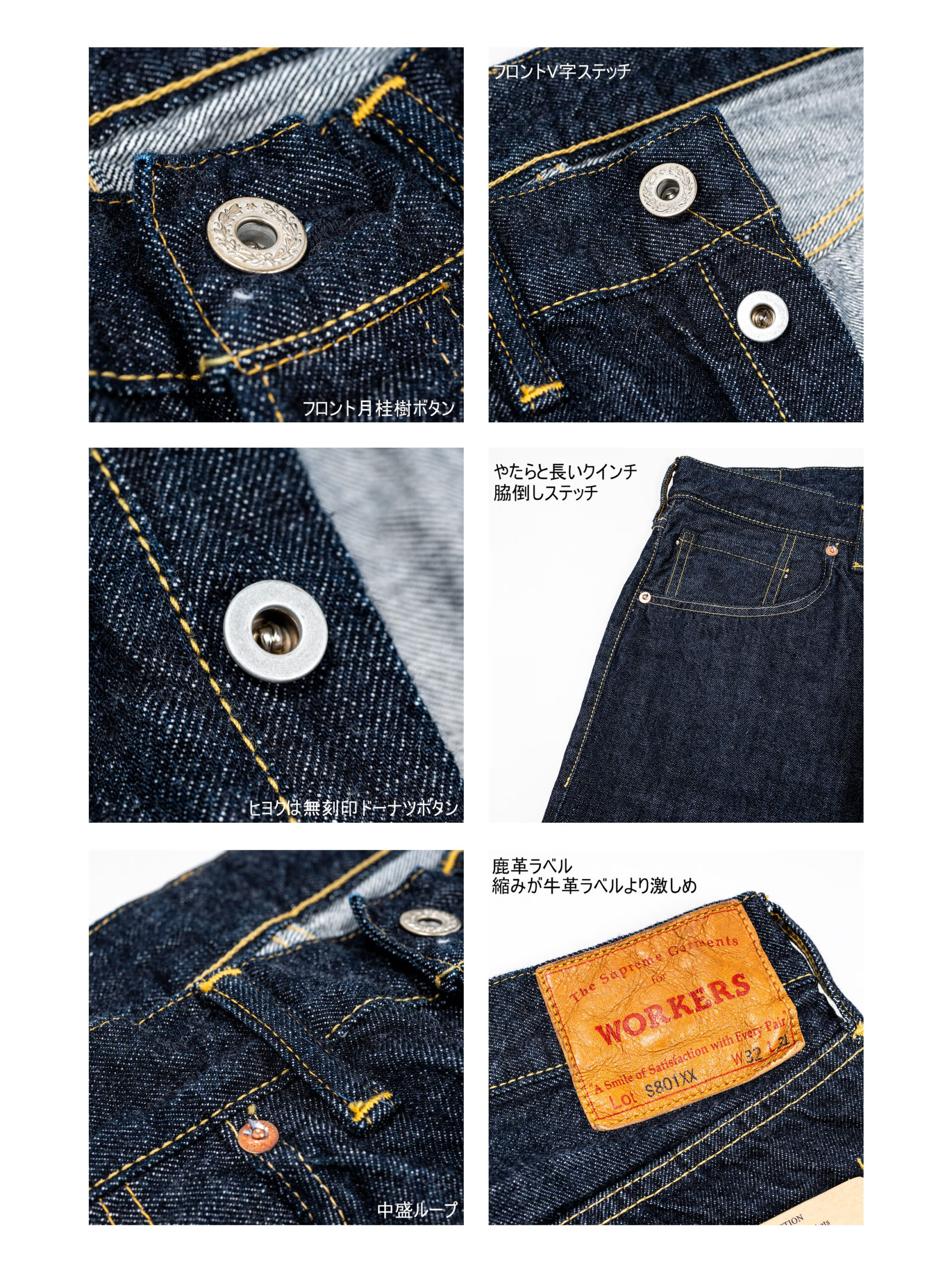 WORKERS(ワーカーズ)S801XX WIDE STRAIGHT JEANS発売のお知らせ
