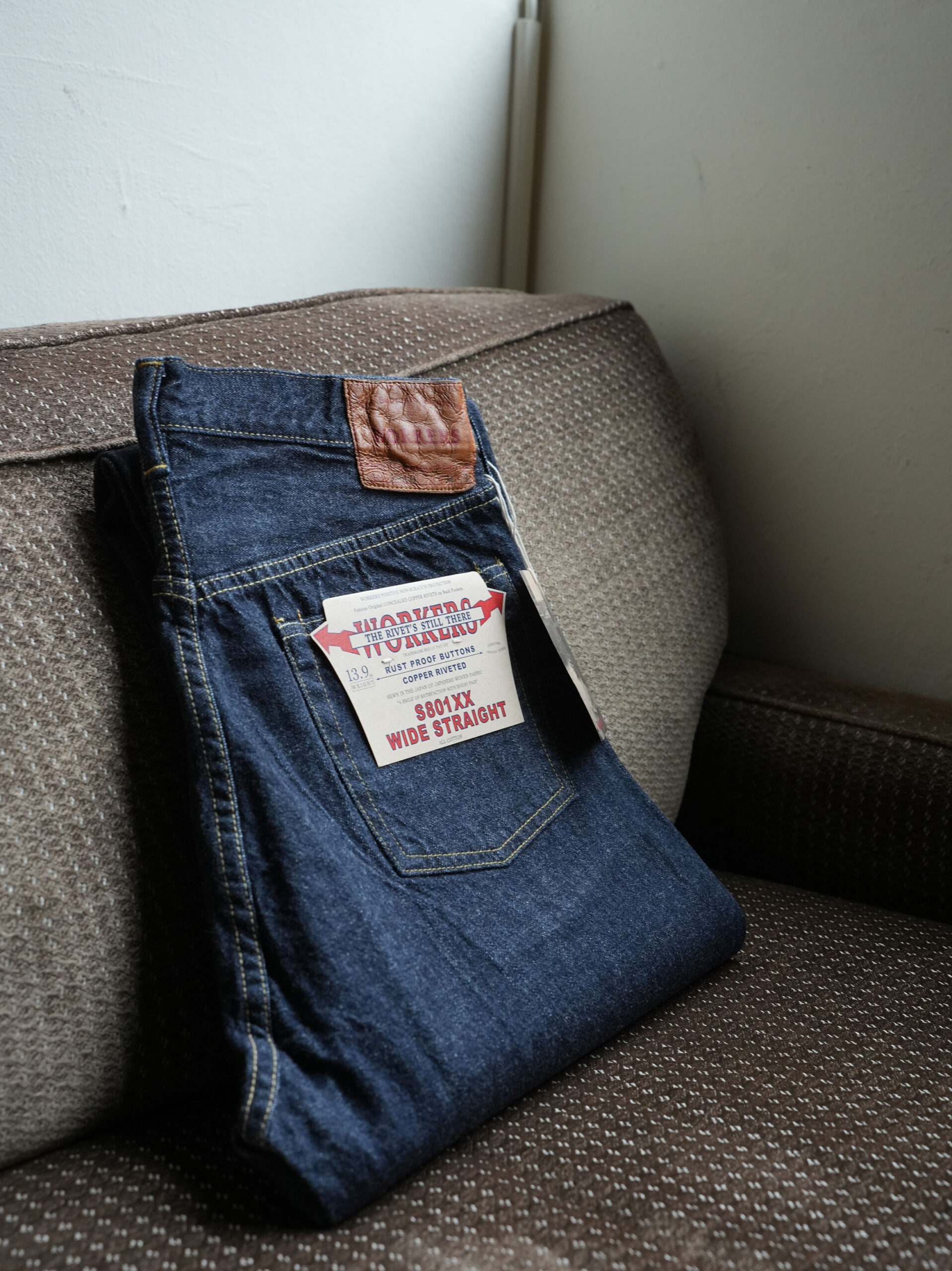 WORKERS(ワーカーズ)S801XX WIDE STRAIGHT JEANS発売のお知らせ