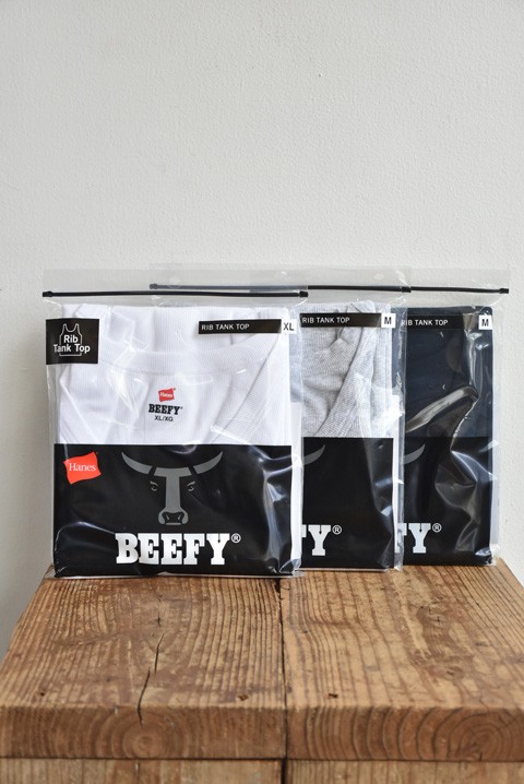 BEEFY リブタンクトップ