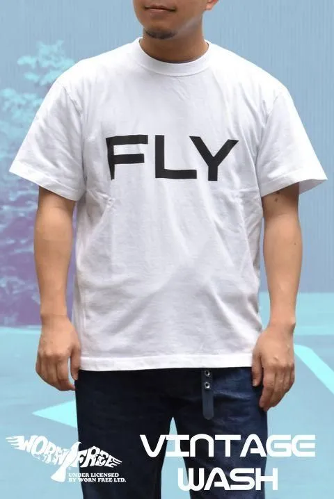 【VINTAGE WASH】 FLY TEE SS VTG