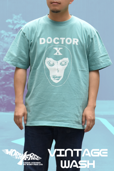 【VINTAGE WASH】 DOCTOR X TEE SS VTG