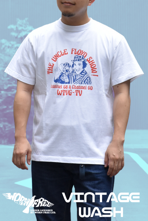 【VINTAGE WASH】 U.F TEE SS VTG