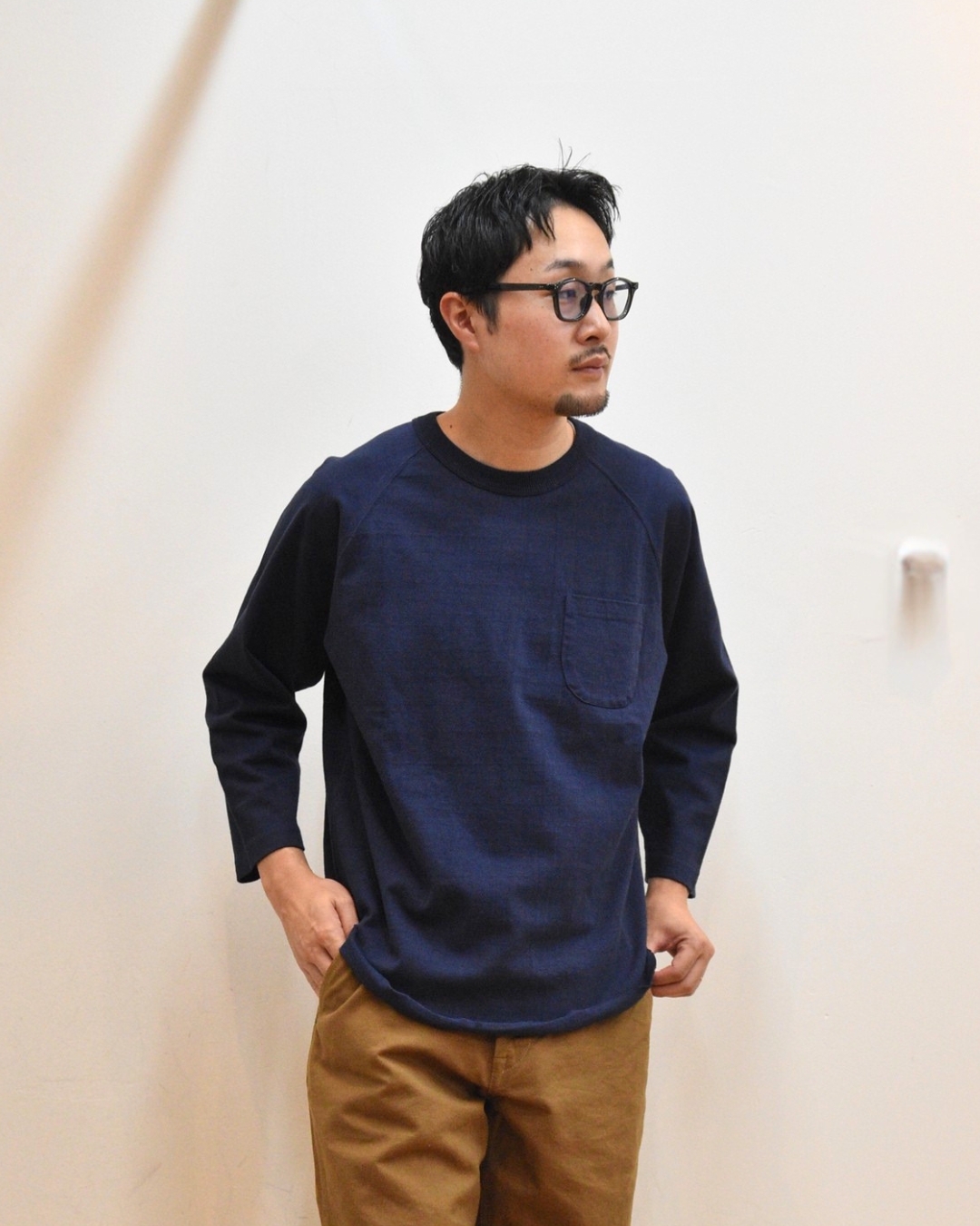 BARNS OUTFITTERS BASEBALL 8SLV TEE コーディネート