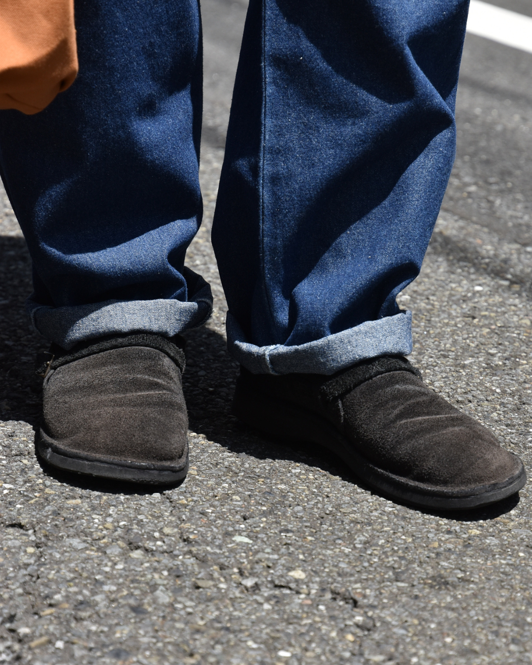 AURORA SHOES Middle English Natural Rough Out