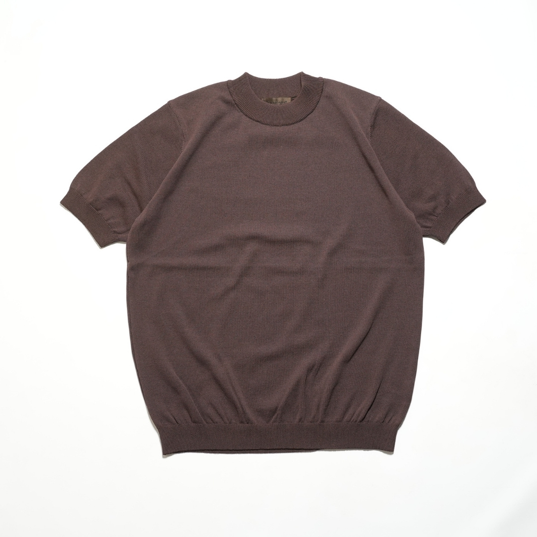 Washable 沼neck S/S 