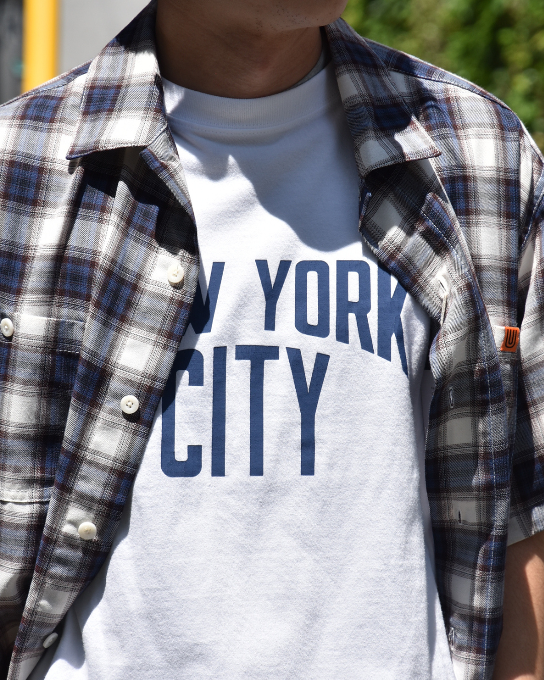 WORN FREE N.Y.C. TEE SS VTG コーディネート