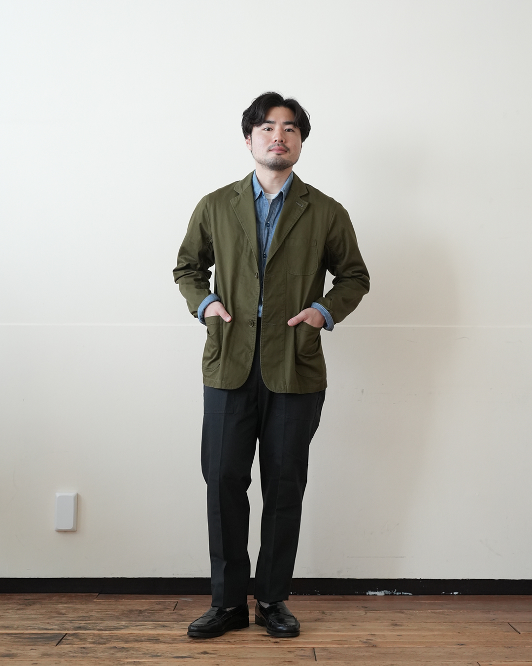 身長170cm 体重70kg コーディネート 1