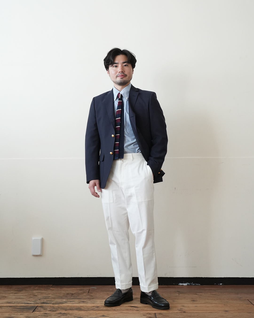 身長170cm 体重70kg コーディネート 1