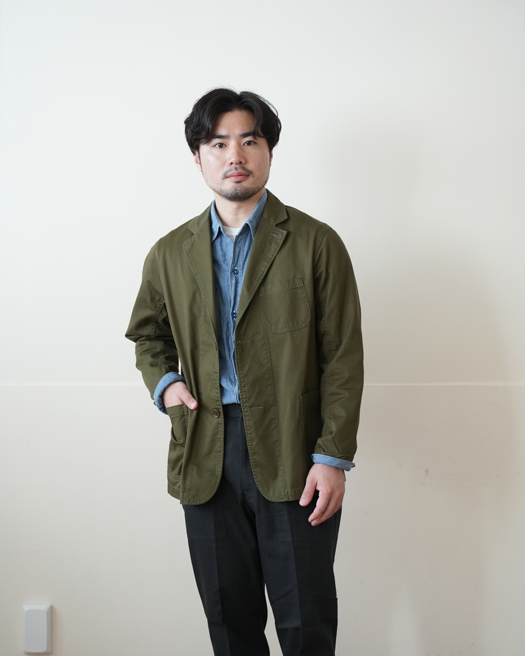 身長170cm 体重70kg コーディネート 2