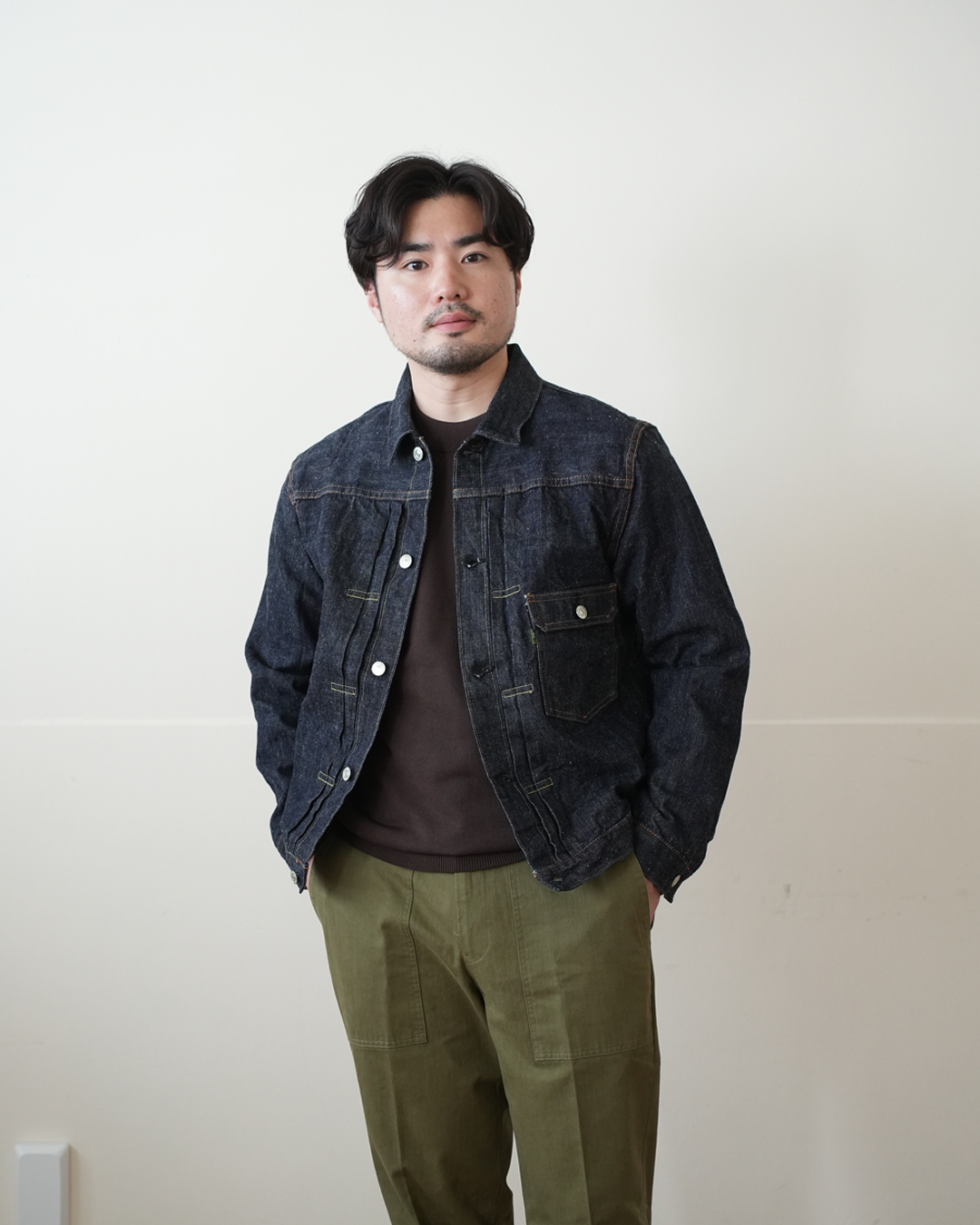 身長170cm 体重70kg コーディネート 2
