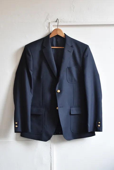 ウール IVY 3釦ブレザー 