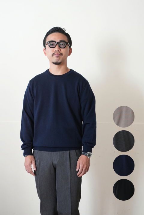 12G L/W MERINO WOOL CREWNECK