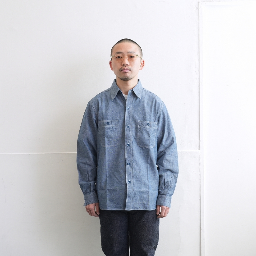 BUZZ RICKSON'S（バズリクソンズ） U.S.NAVYブルーシャンブレーワーク