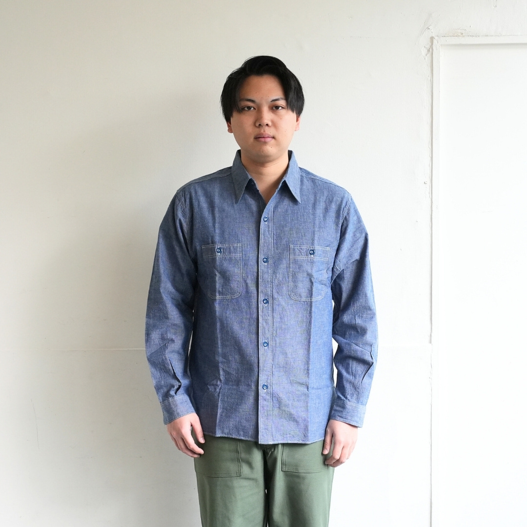 BUZZ RICKSON'S（バズリクソンズ） U.S.NAVYブルーシャンブレーワーク