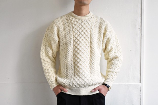 ❤️安いストア❤️ アランウーレンミルズ セーター B420 Aran sweater メンズ 367 日本 L (日本サイズL相当) 