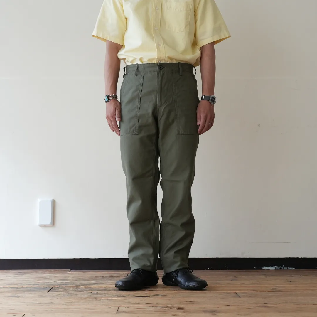 FOB FACTORY パンツ オリーブグリーン Sサイズ F.O.B FACTORY（エフオービー ファクトリー） BAKER PANTS - ZABOU