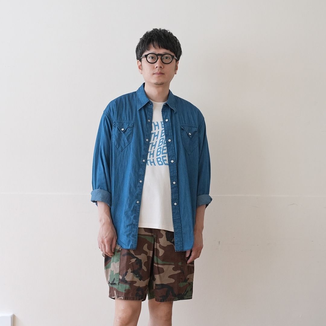 N.O.UN（ナウン） WESTERN SHIRT DENIM - ZABOU