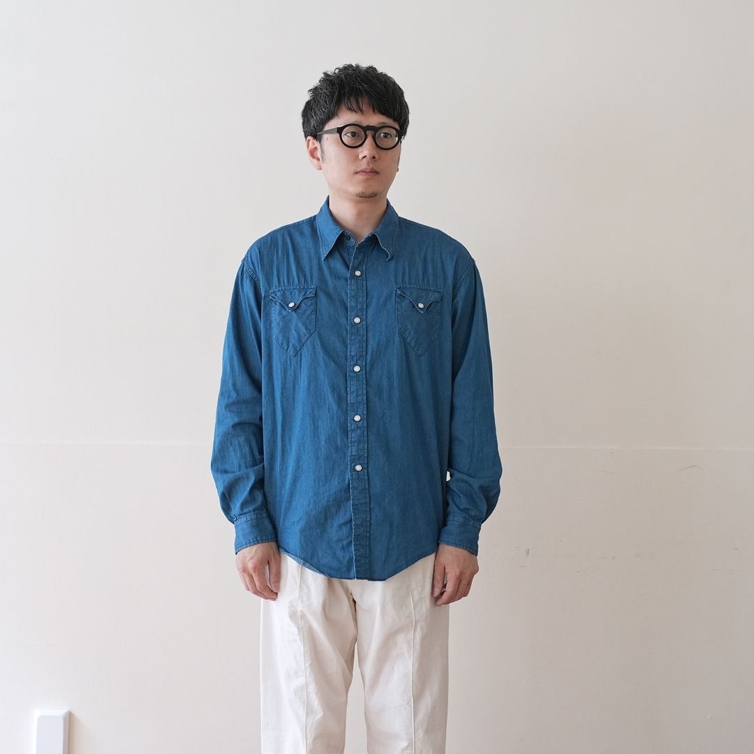 N.O.UN（ナウン） WESTERN SHIRT DENIM - ZABOU