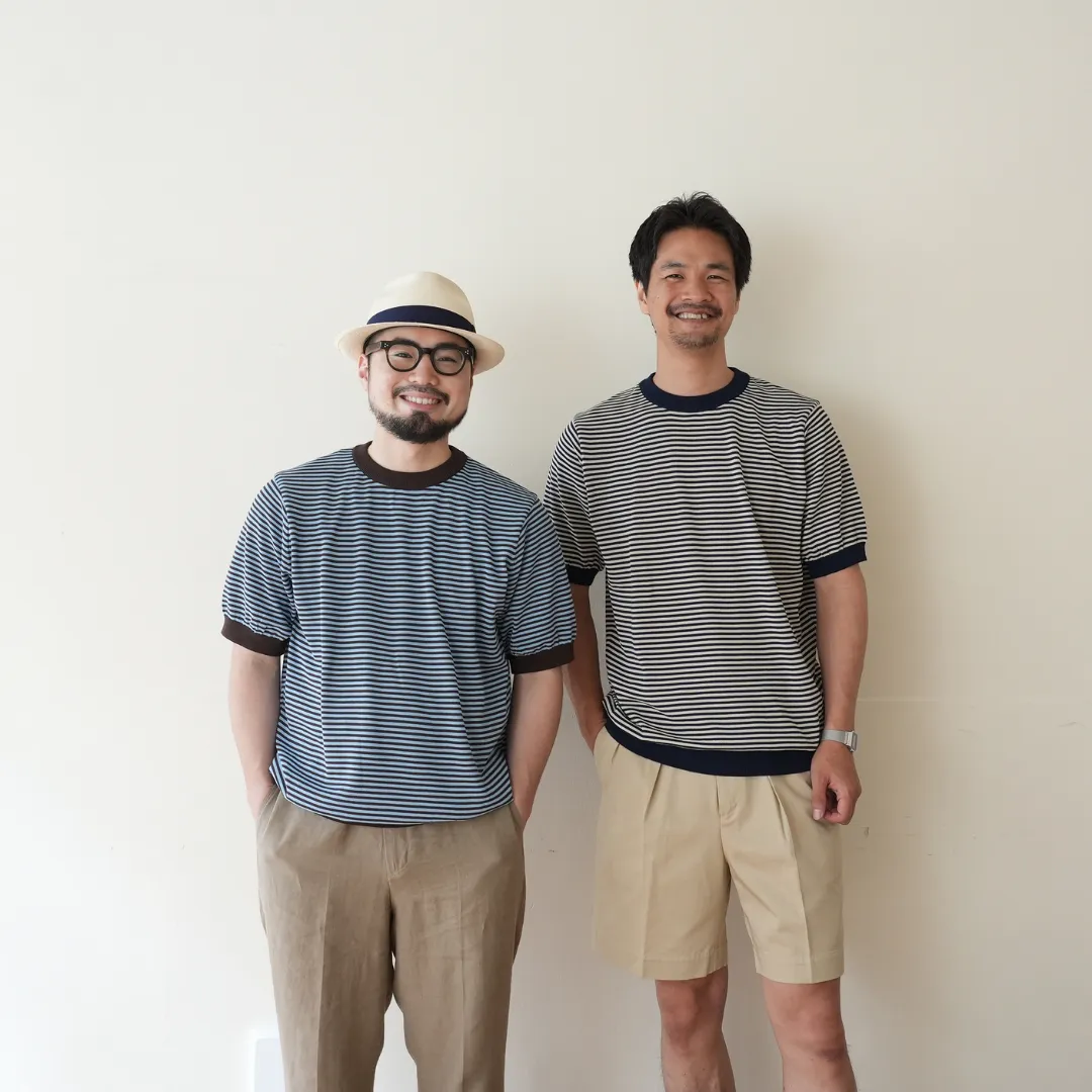 Washable Striped Crewneck S/S Gram