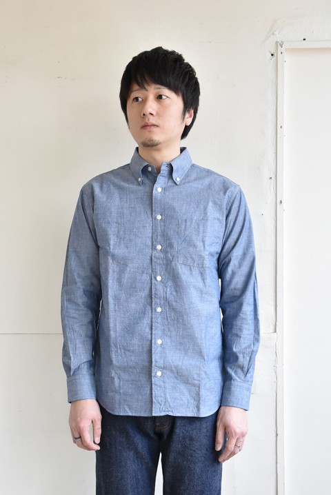 Sero セロ ボタンダウンシャツ シャンブレー ブルー セレクトショップzabouの通販 ウェブショップ