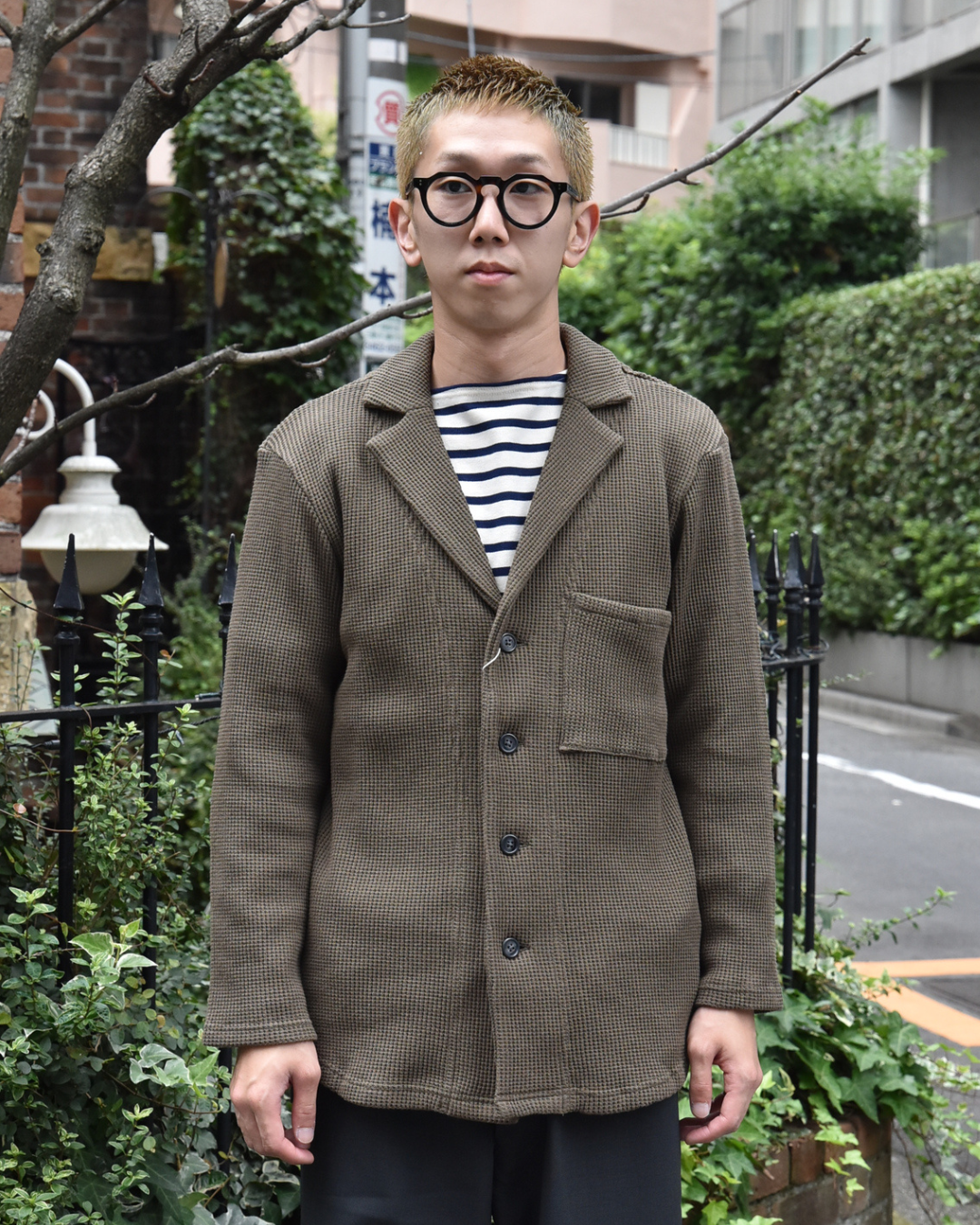 170cm 55kg SIZE:40(S) 正面
